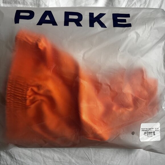 PARKE orange cotton  boxers - Picture 2 of 3